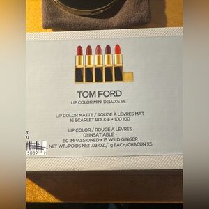 Tom Ford Lip Color Set with Scarlet and Rouge